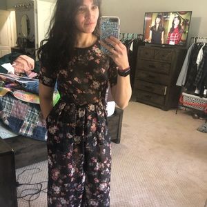 Floral jumpsuit